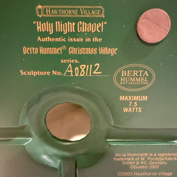 Hawthorne Village - "Holy Night Chapel" Piece - Picture 9 of 10